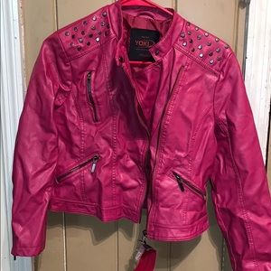 Toki leather style jacket